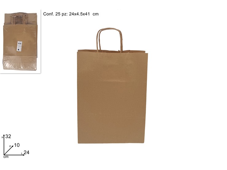 BUSTA REGALO CARTA MILLER.241032 5125 - Confezionamento > Buste Regalo > Craft - Ingrosso B2B Magazzini Scatigna