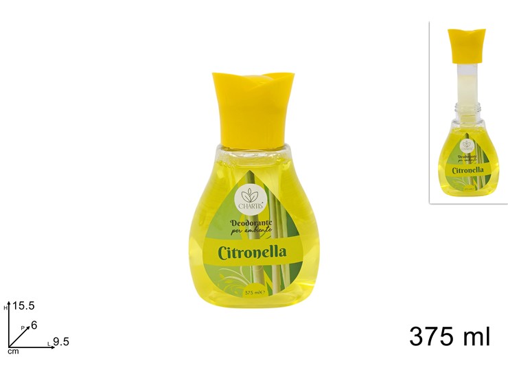 DEODORANTE AMBIENTE CITRONELLA Ml.375 01 - Detersivi Saponi E Ambiente > Profumazione Ambiente > Deo Ambiente - Ingrosso B2B Magazzini Scatigna