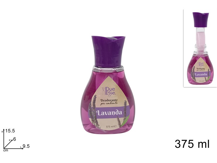 DEODORANTE AMBIENTE LAVANDA Ml.375 QW01 - Detersivi Saponi E Ambiente > Profumazione Ambiente > Deo Ambiente - Ingrosso B2B Magazzini Scatigna