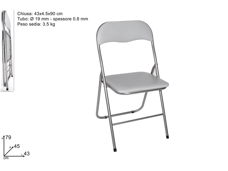 SEDIA IMBOTTITA LUX BIANCA YJ802HU-WHITE - Everyday > Mobili > Sedute - Ingrosso B2B Magazzini Scatigna