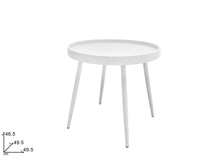 TAVOLO BIANCO x ESTERNO  Cm.49 BT29-1 - Summer > Arredo E Attrezzature Da Esterno > Set Da Esterno - Ingrosso B2B Magazzini Scatigna
