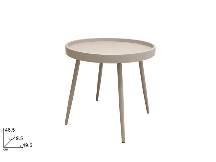 TAVOLO BEIGE x ESTERNO  Cm.49 BT29-1 - Summer > Arredo E Attrezzature Da Esterno > Set Da Esterno - Ingrosso B2B Magazzini Scatigna
