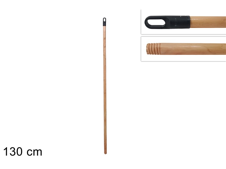 BASTONE LEGNO VERNICIATO Cm.130 ONT7233 - Pulizia > Cura Delle Superfici > Manico Scope - Ingrosso B2B Magazzini Scatigna