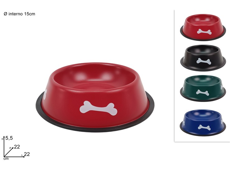 CIOTOLA METALLO PER CANI 15/22 4C.3082M - Everyday > Pets > Accessori - Ingrosso B2B Magazzini Scatigna