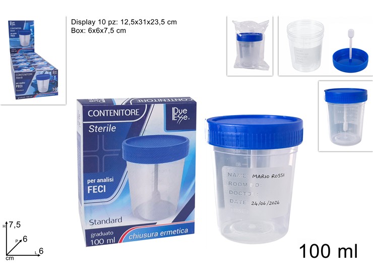 CONTENITORE FECI Ml.100 IN BOX - Everyday > Cura Personale > Salute E Benessere - Ingrosso B2B Magazzini Scatigna