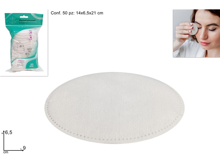 DISCHETTI STRUCCANTI OVALI Pz.50 OSP50 - Everyday > Cura Personale > Igiene E Detersione - Ingrosso B2B Magazzini Scatigna