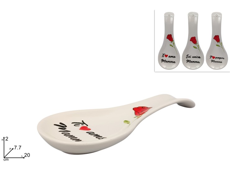 POGGIAMESTOLO FESTA MAMMA CERAM.3AS.5636 - Festa Della Mamma > Decorazioni - Ingrosso B2B Magazzini Scatigna