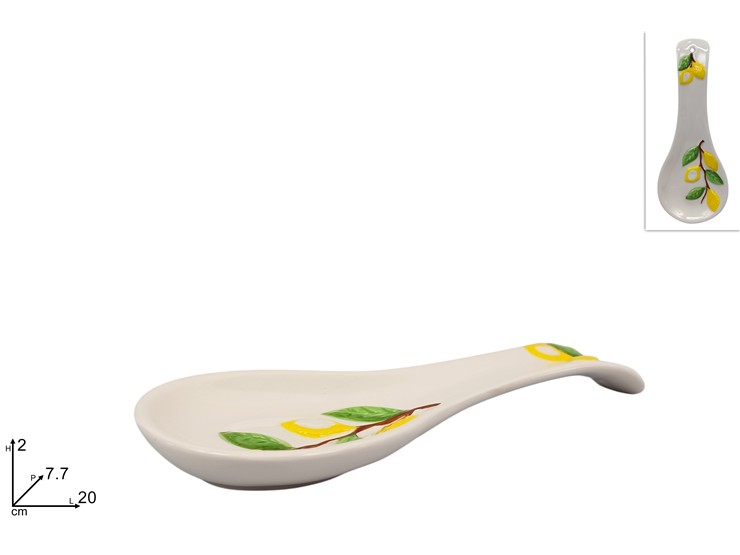 POGGIAMESTOLO DEC.LIMONE RIL.CER.QS25605 - Everyday > Cucina > Cottura E Portata - Ingrosso B2B Magazzini Scatigna