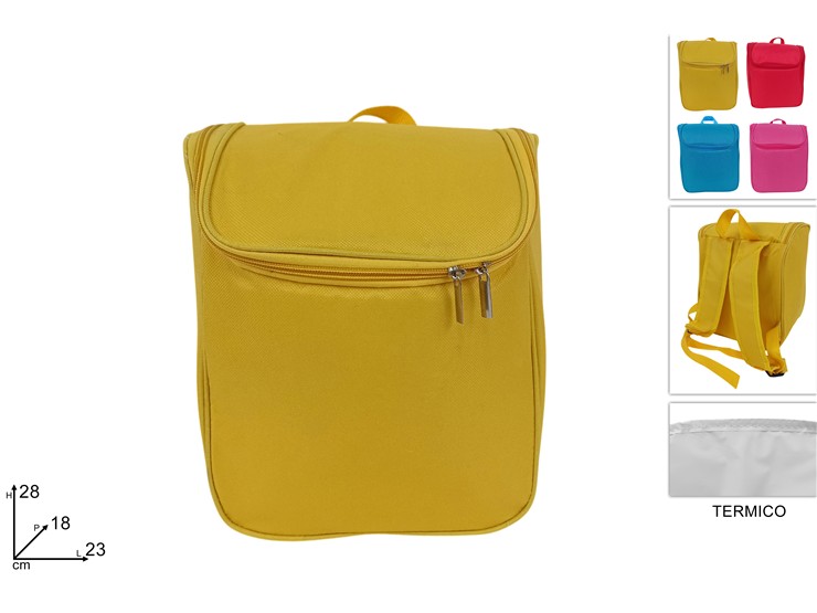 ZAINO TERMICO POLIES.600D 4COL.YZ25-BB08 - Summer > Borse E Accessori Da Spiaggia > Borse Frigo E Zaini - Ingrosso B2B Magazzini Scatigna