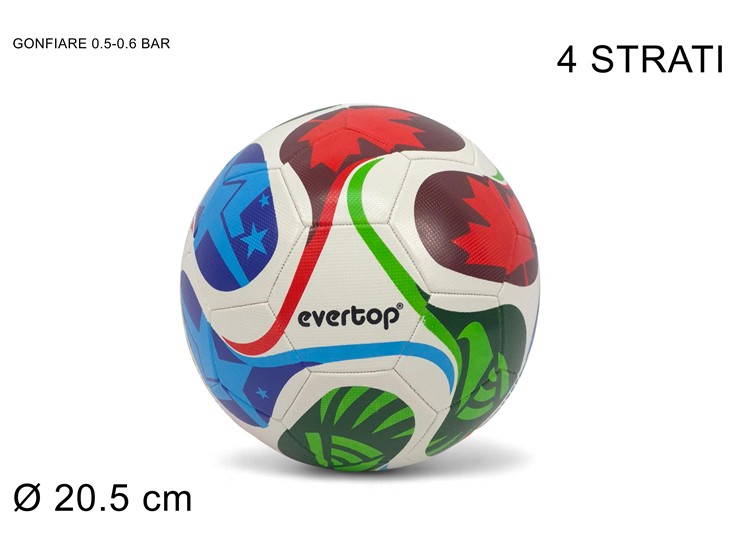 PALLONE CALCIO 4 STRATI 3 - Giocattoli > Sport > Palloni - Ingrosso B2B Magazzini Scatigna