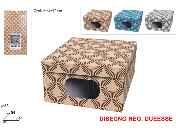 BOX ABITI IN PVC 544433 3COL. - Everyday > Everyday > Contenitori E Organizzazione - Ingrosso B2B Magazzini Scatigna