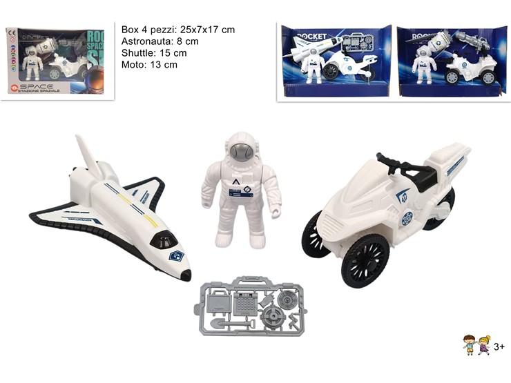 STAZIONE SPAZIALE 2ASS.H123-1 123-2 - Giocattoli > Veicoli > Spazio - Ingrosso B2B Magazzini Scatigna