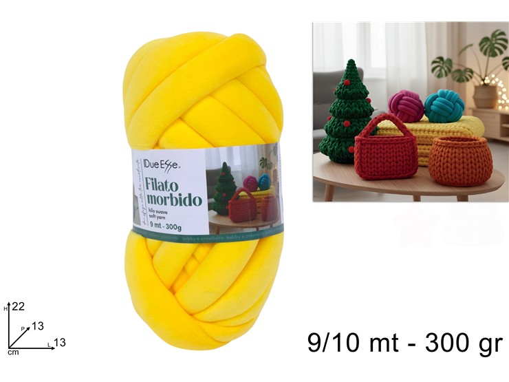 FILATO 9/10Mt. Gr.300 GIALLO KC-SX3(12) - Everyday > Everyday > Merceria - Ingrosso B2B Magazzini Scatigna