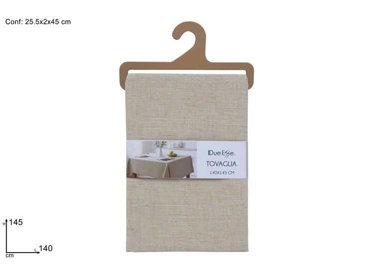 TOVAGLIA EFFETTO LINO Cm140145 25JK1003 - Everyday > Tavola > Tovaglie E Accessori - Ingrosso B2B Magazzini Scatigna