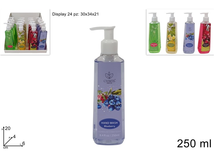 DISPENSER C/SAPONE MANI Ml.250 FRAG.ASS. - Detersivi Saponi E Ambiente > Sapone E Dentifricio > Sapone Liquido - Ingrosso B2B Magazzini Scatigna