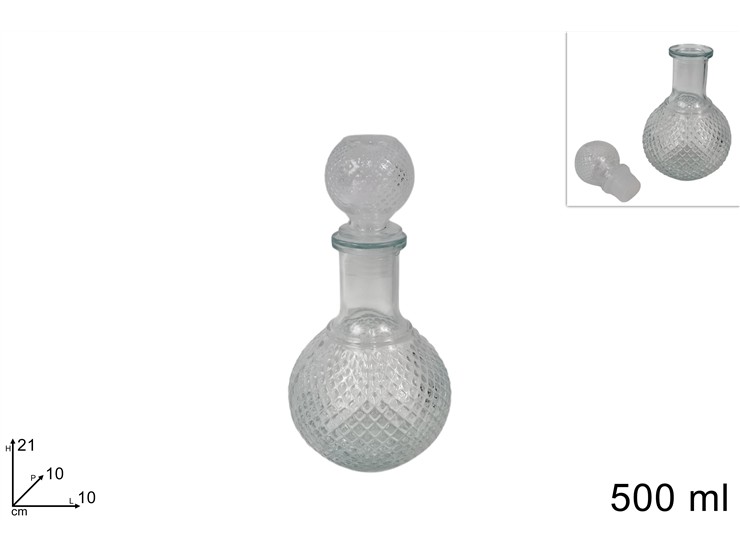 BOTTIGLIA LIQUORE Ml.500 71114801 - Everyday > Tavola > Bottiglie - Ingrosso B2B Magazzini Scatigna