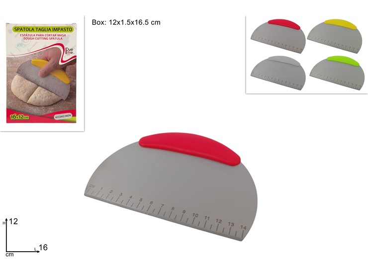 SPATOLA TAGLI IMPASTO COL.ASS. 2025329 - Everyday > Cucina > Utensili Da Cucina - Ingrosso B2B Magazzini Scatigna