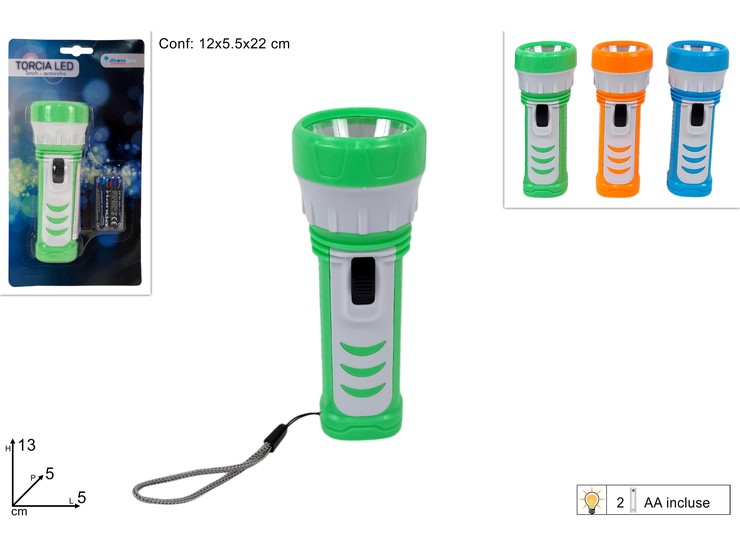 TORCIA LED ASS. 2025370 - Ferramenta Utensili > Elettrico > Torce - Ingrosso B2B Magazzini Scatigna
