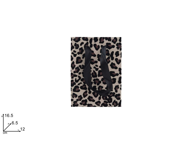 BUSTA REG.DEC.MACUL.EFF.VELL.1612 ZY26- - Confezionamento > Buste Regalo > Decorate - Ingrosso B2B Magazzini Scatigna