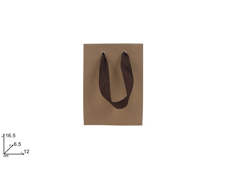 BUSTA REGALO CRAFT C/MAN.TESS.1612 26D8 - Confezionamento > Buste Regalo > Craft - Ingrosso B2B Magazzini Scatigna