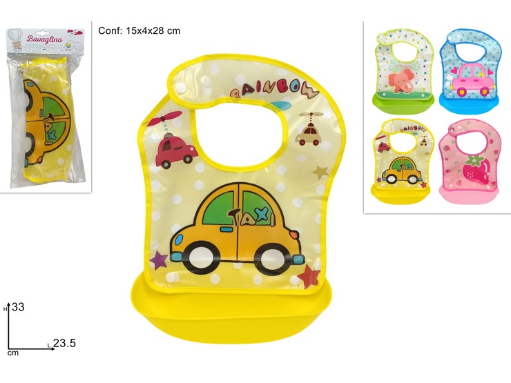 BAVAGLINO BABY C/RACCOGLITORE AS.2026018 - Everyday > Cucina > Baby E Kids - Ingrosso B2B Magazzini Scatigna