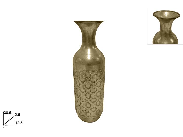 VASO METALLO ORO Cm.12,538,5 C09171106D - Everyday > Complementi Arredo > Vasi - Ingrosso B2B Magazzini Scatigna