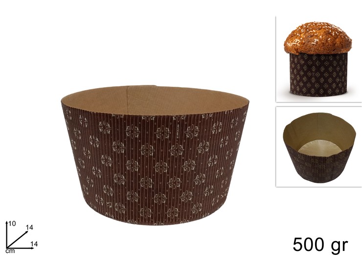 STAMPO PANETTONE ALTO Gr.500  - Everyday > Cucina > Dolci E Decorazioni - Ingrosso B2B Magazzini Scatigna