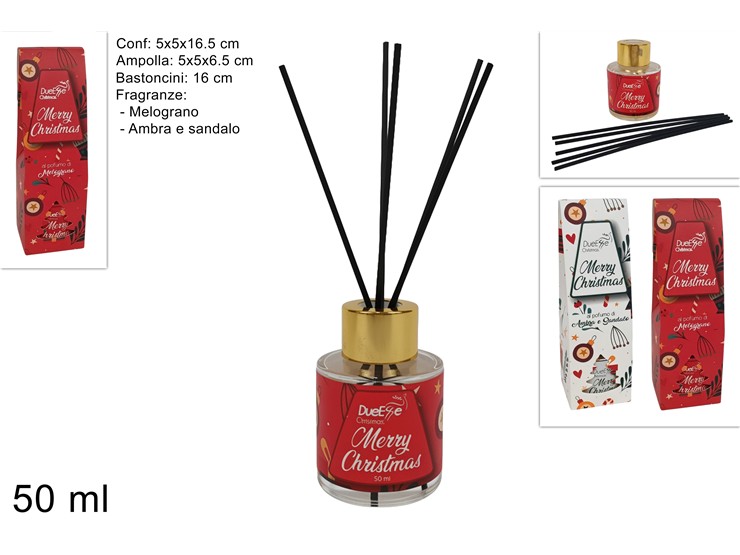 PROFUMATORE AMBIENTE Ml.50 2PROF.FN23801 - Natale > Profumatori - Ingrosso B2B Magazzini Scatigna