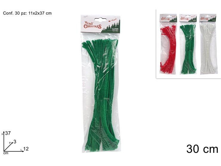 LEGAPACCHI CM30 PZ30 3COL XF24MTC/R/W/GR - Preordine Natale > Decoupage > Accessori - Ingrosso B2B Magazzini Scatigna