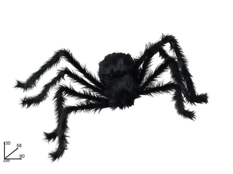 RAGNO NERO GIGANTE Art.723AA0207 - Halloween > Mostri E Animaletti > Animaletti - Ingrosso B2B Magazzini Scatigna