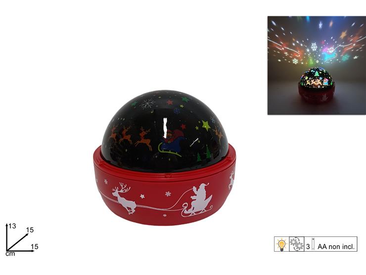 PROIETTORE NATALIZIO  Cm.15 LS-MS7W02D - Natale > Luci Varie > Proiettori - Ingrosso B2B Magazzini Scatigna