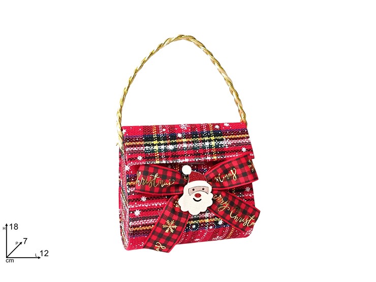 BORSETTA SCAT.REG.DEC.SCOZZESE 2025041 - Natale > Beauty Box > Set Regalo Forme - Ingrosso B2B Magazzini Scatigna