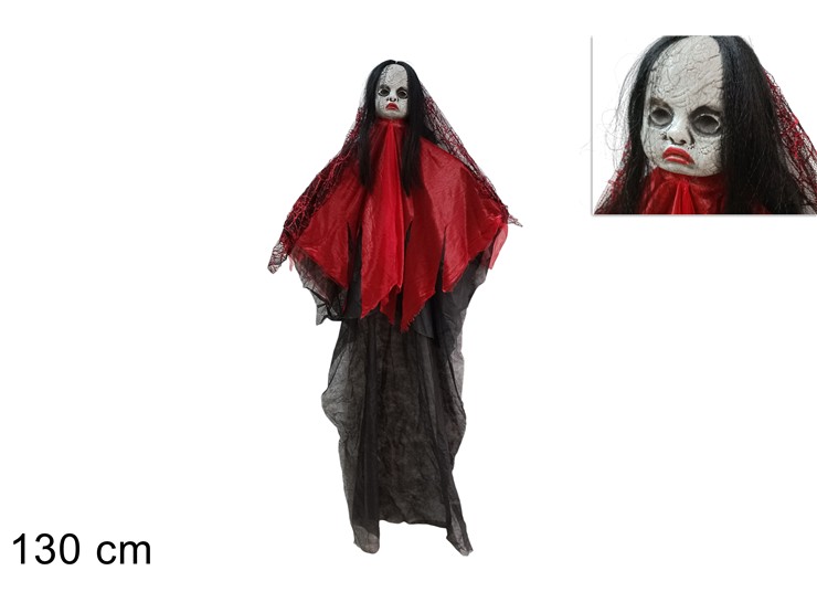 APPENDINO MOSTRO ROSSO E NERO W1K24087 - Halloween > Mostri E Animaletti > Mostri - Ingrosso B2B Magazzini Scatigna
