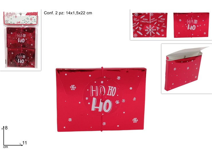 PORTA LETTERINA BAB NAT 2pz 2ass TEMPBAG - Preordine Natale > Confezionamento > Buste - Ingrosso B2B Magazzini Scatigna