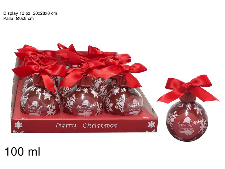 BAGNOSCHIUMA 150ML PALLA NATALIZIA CONF. - Natale > Beauty Box > Bagnoschiuma - Ingrosso B2B Magazzini Scatigna