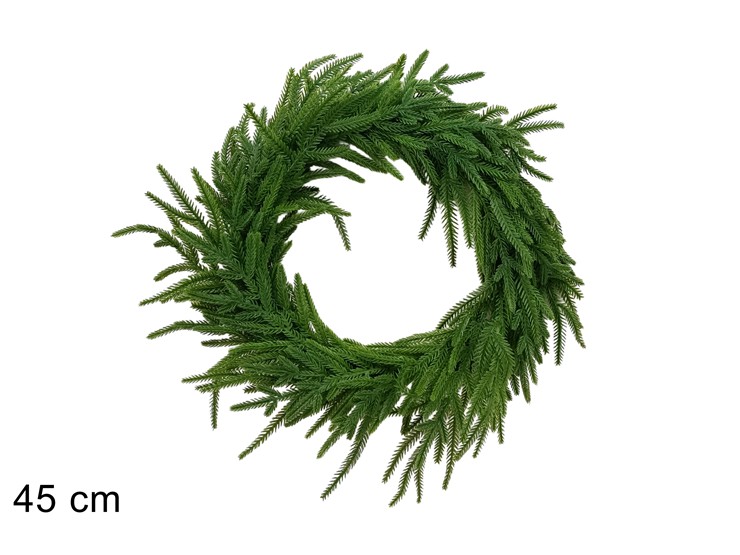 DIETROPORTA IN PVC Cm.45 XDX24-267 - Natale > Dietroporta E Vetrofanie > Ghirlande A Corona - Ingrosso B2B Magazzini Scatigna