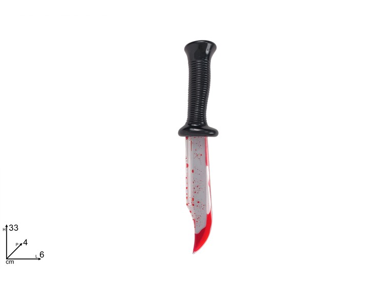 COLTELLO C/SANGUE 71992 - Halloween > Vestiti Accessori > Costumi E Accessori - Ingrosso B2B Magazzini Scatigna
