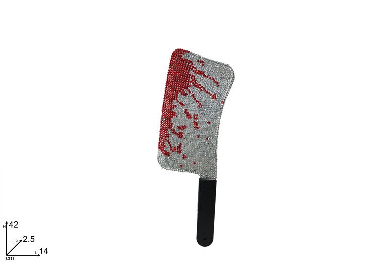 MANNAIA INSANGUINATA C/STRASS CP-13462-1 - Halloween > Vestiti Accessori > Costumi E Accessori - Ingrosso B2B Magazzini Scatigna