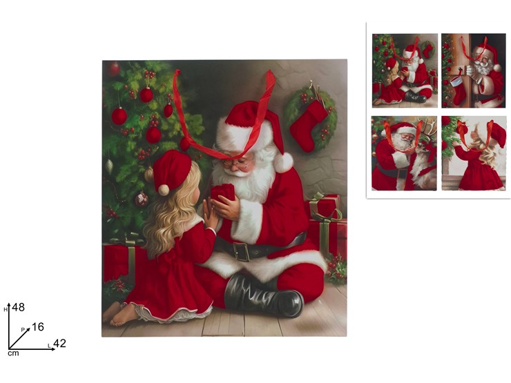 BUSTA REGALO 424816cm SCEN NAT VELROS4 - Preordine Natale > Confezionamento > Buste - Ingrosso B2B Magazzini Scatigna