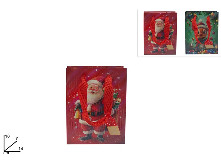 BUSTA REG.SOGG.NATAL.2AS.18147 2026-49 - Natale > Confezionamento > Buste Regalo - Ingrosso B2B Magazzini Scatigna