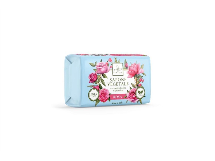 SAPONE VEGETALE IGIEN. 100G  ROSA - Detersivi Saponi E Ambiente > Sapone E Dentifricio > Saponette - Ingrosso B2B Magazzini Scatigna