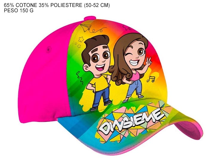 IT'SUMKIDS CAP. DINSIEME MULT. 102280MC - Summer > Borse E Accessori Da Spiaggia > Cappelli - Ingrosso B2B Magazzini Scatigna