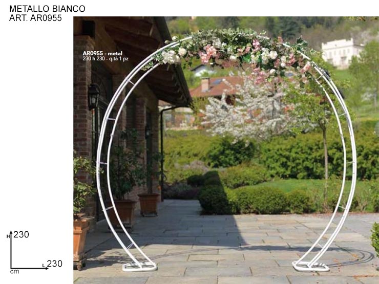 ARCO SPOSI TONDO 2.30X2.10 - Eventi > Matrimonio > Strutture Allestimenti - Ingrosso B2B Magazzini Scatigna