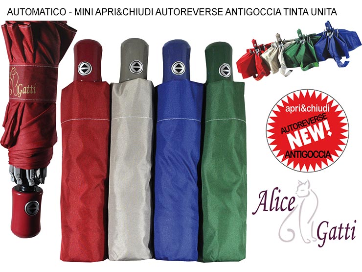 OMBRELLO AC AUTOREV.TU ANTIGOCCIA - Ombrelli > Piccoli - Ingrosso B2B Magazzini Scatigna