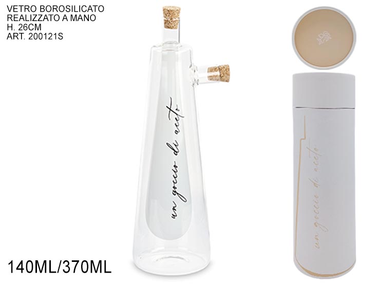 OLIERA/ACETIERA 2 IN 1 CON SCAT.BIANCA 2 - Articoli Regalo > Oggetti Regalo > Oggettistica Cucina - Ingrosso B2B Magazzini Scatigna