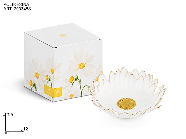 MARGHERITA CIOTOLA C/SCATOLA D120XH35 - Articoli Regalo > Oggetti Regalo > Linea  Fiore - Ingrosso B2B Magazzini Scatigna
