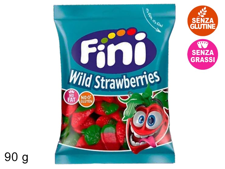 FRAGOLA SERVATICA LUCIDA 90GR - Dolciumi > Caramelle E Gommose > Fini - Ingrosso B2B Magazzini Scatigna