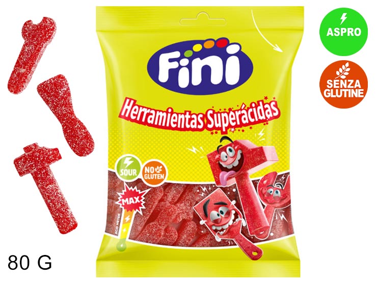 ATTREZZI SUPERACIDI Gr.80 - Dolciumi > Caramelle E Gommose > Fini - Ingrosso B2B Magazzini Scatigna