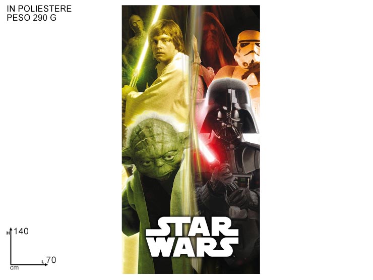 TELO MARE STAR WARS KD45 - Summer > Tempo Libero E Giochi > Spiaggia Campeggio - Ingrosso B2B Magazzini Scatigna